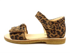 Angulus sandal leopard with ruffle